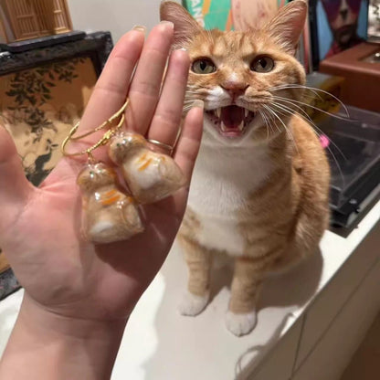 Cat and Dog Hair Keepsake Capsule Pendant Keychain