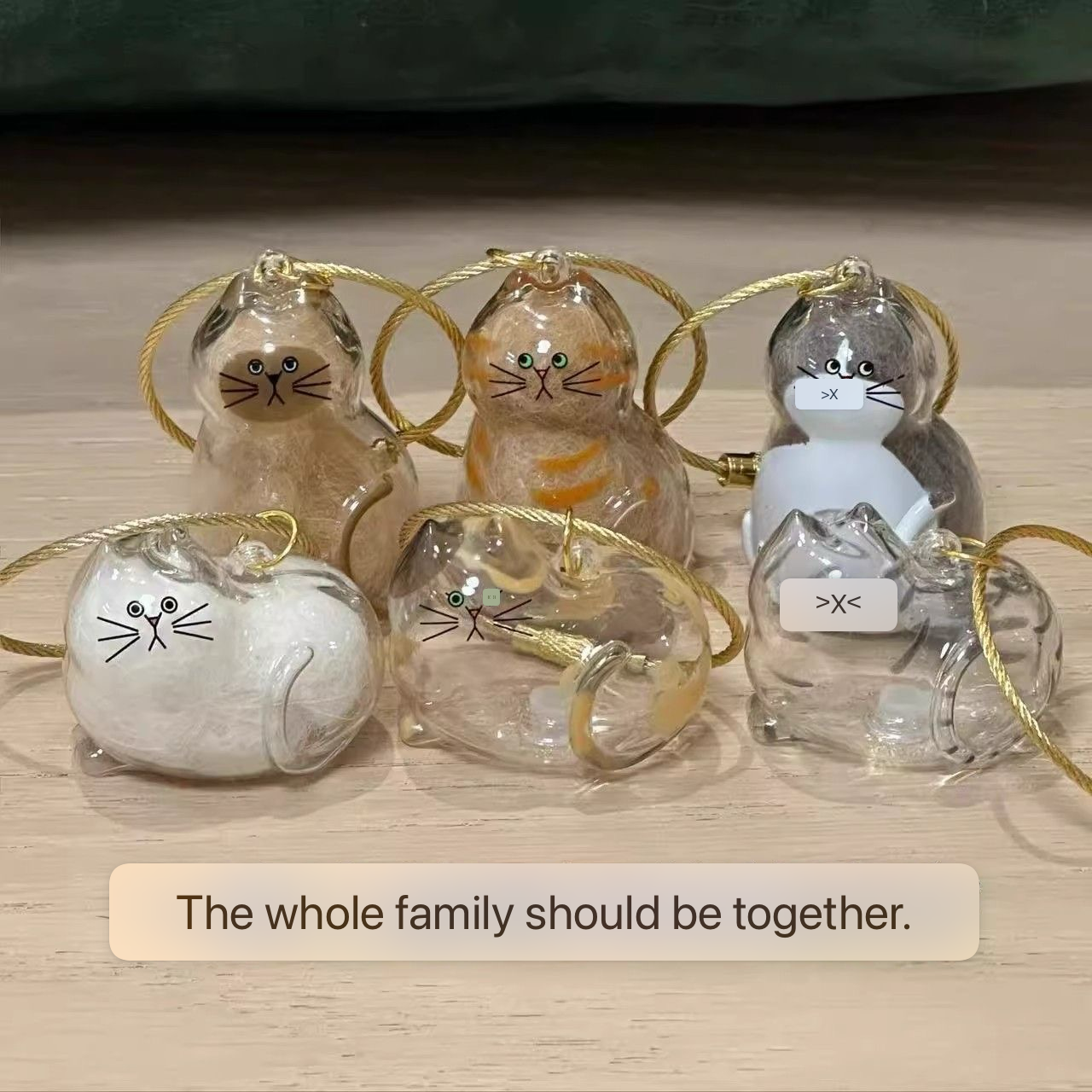 Cat and Dog Hair Keepsake Capsule Pendant Keychain