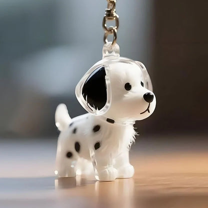 Cat and Dog Hair Keepsake Capsule Pendant Keychain