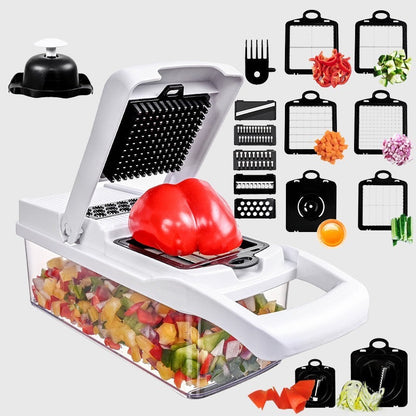 Multifunction Vegetable Chopper — 16 Tools in 1