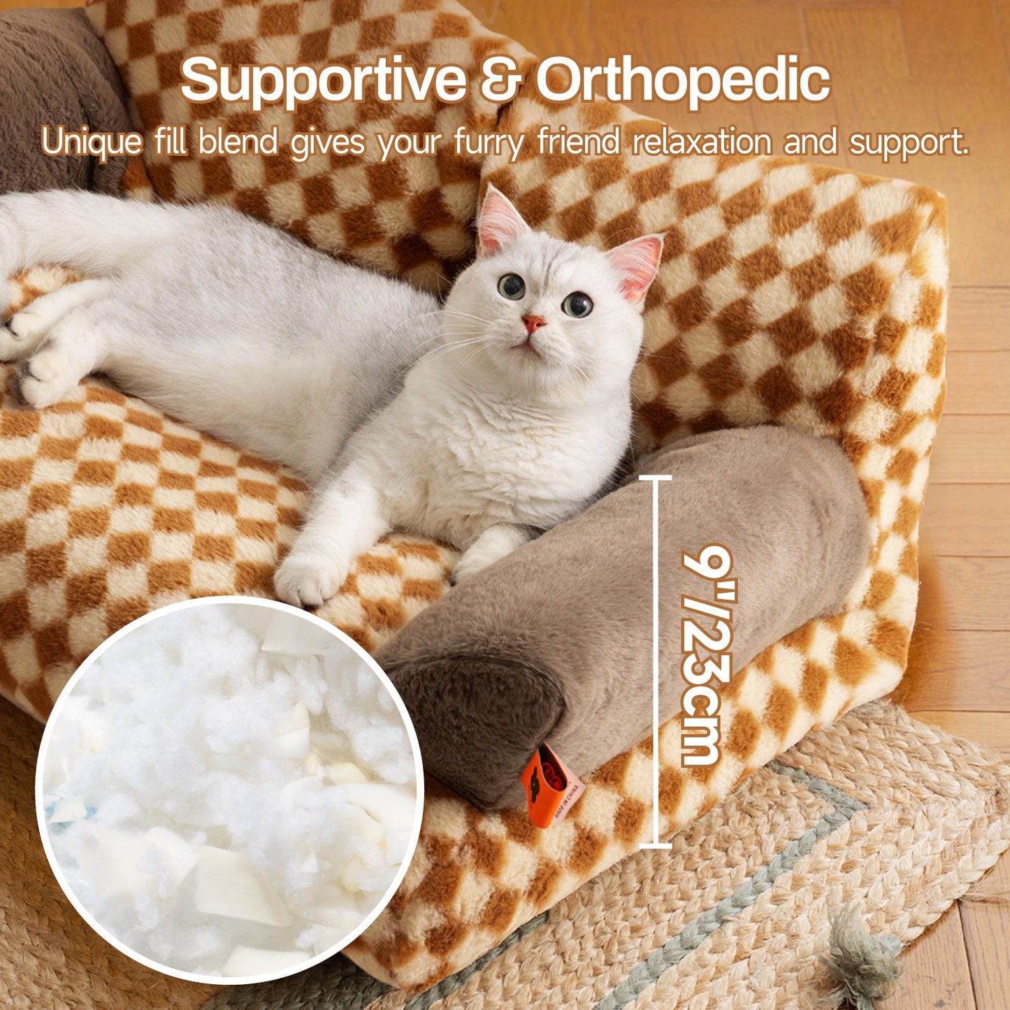 Zion Diamond Cat & Dog Sofa