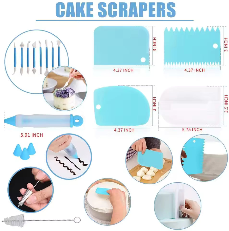 Cake Decorating Piping Pen Tool and Nozzle Set