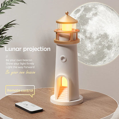 Lighthouse Moon Projection Night Light