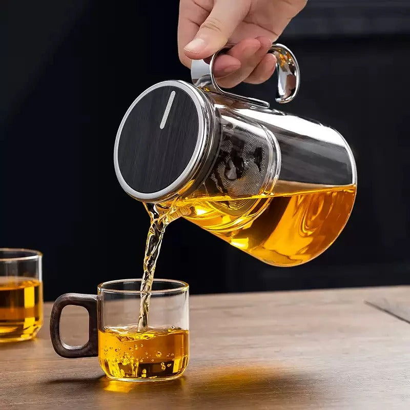 Heat-resistant Glass Kettle, One-Click Magnetic Button