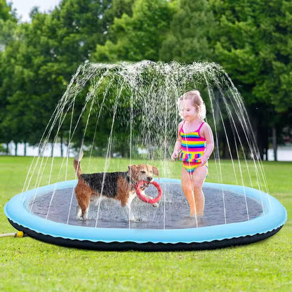 Non-Slip Splash Pad for Kids and Dog