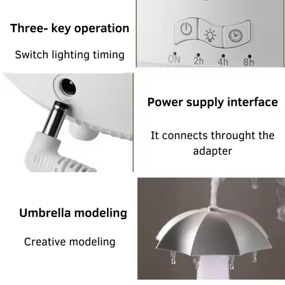 Relaxing raining humidifier