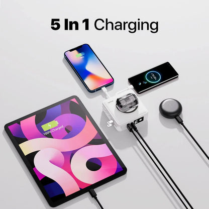 Travel PRO Gift Bundle | 5 in 1 Power Bank + Case + Gift