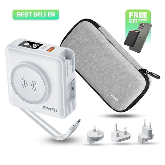 Travel PRO Gift Bundle | 5 in 1 Power Bank + Case + Gift