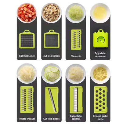 Multifunction Vegetable Chopper — 16 Tools in 1