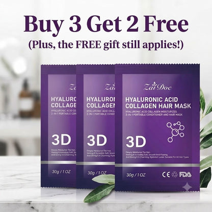 3D Hyaluronic Acid & Collagen Hair Mask 30g