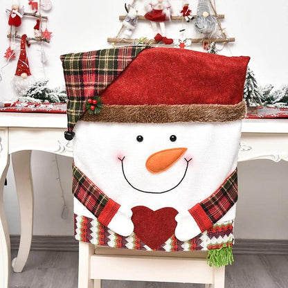 🎄Cute Christmas Themed Chair Cover