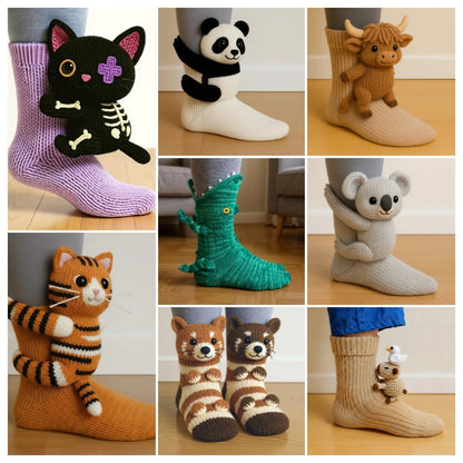 🦥3D Animal Socks🧦