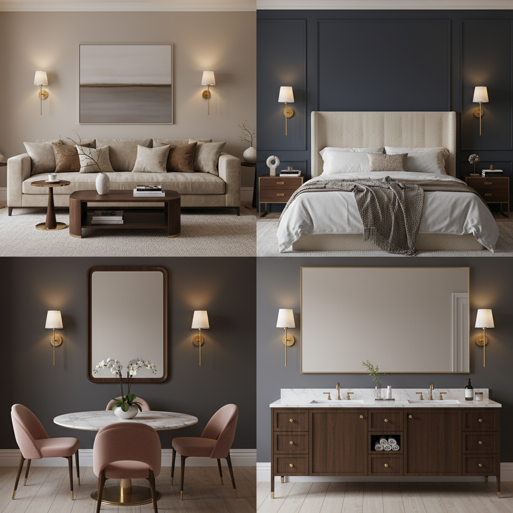 Wireless Wall Sconces (Set of 2)