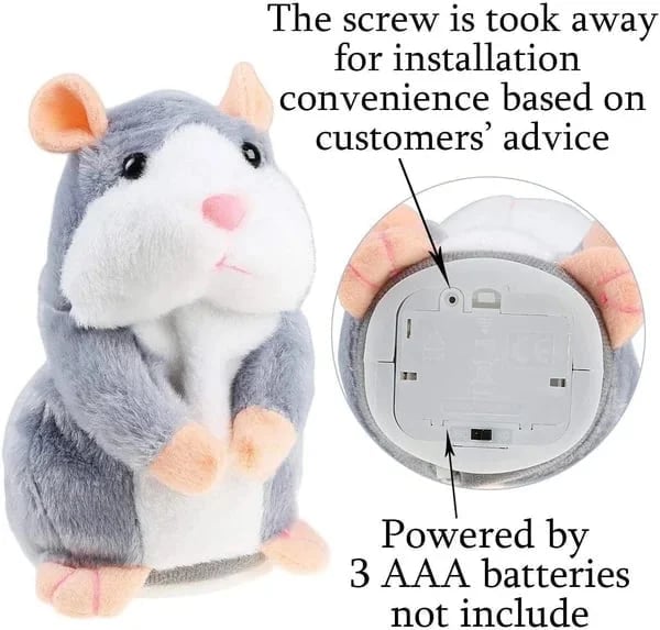 🧸Funny Talking Hamster Plush Toy