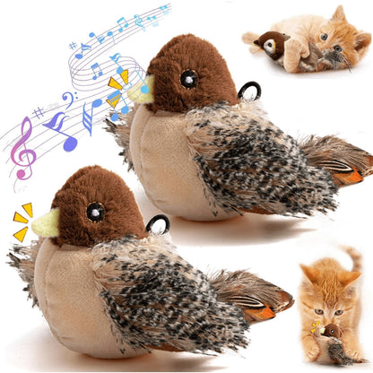 FlutterFun™ Pet Chirping Bird