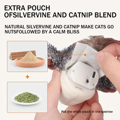 FlutterFun™ Pet Chirping Bird