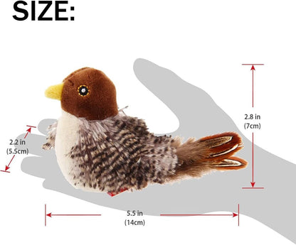 FlutterFun™ Pet Chirping Bird