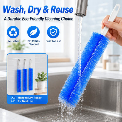 💖 Best Seller! 💧3 Counts Bendable Microfiber Head,Reusable Dust Remover