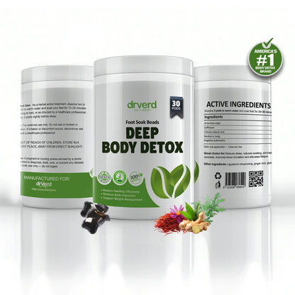 DrVerd™ Detoxing Herbs Cleansing Foot Soak Beads 3 bottles