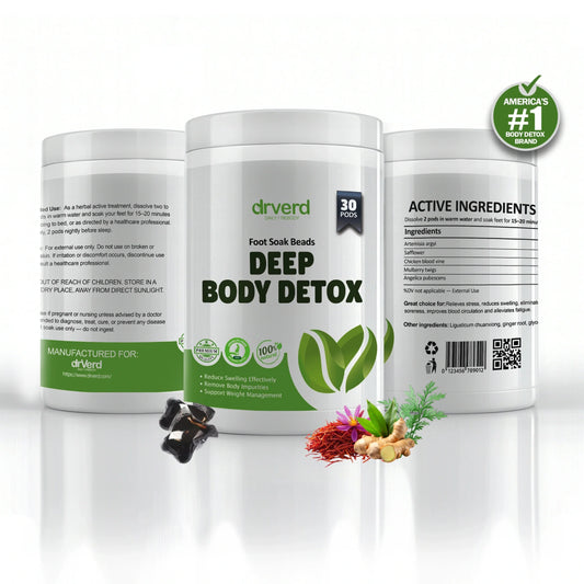 DrVerd™ Detoxing Herbs Cleansing Foot Soak Beads 3 bottles
