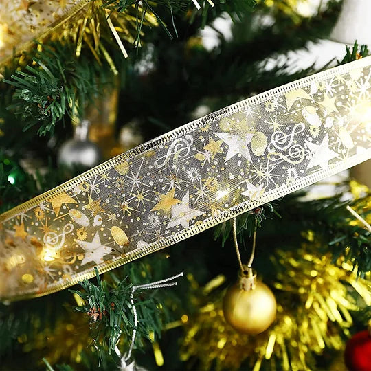 Christmas Ribbon Fairy Lights