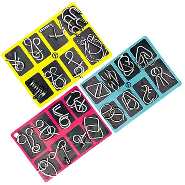 Woyuosn Physics Mind Metal Puzzles Unlock Interlock Game