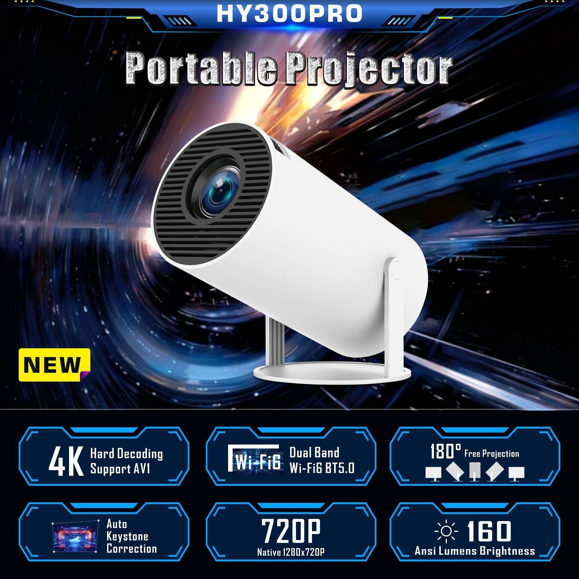 Magcubic Video Projector HY300 Pro