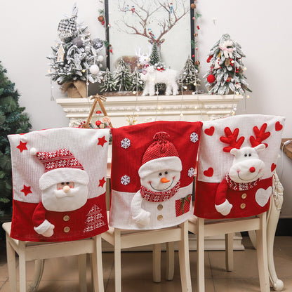 🎄Cute Christmas Themed Chair Cover