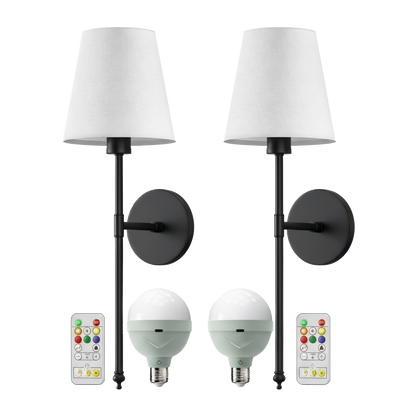 Wireless Wall Sconces (Set of 2)