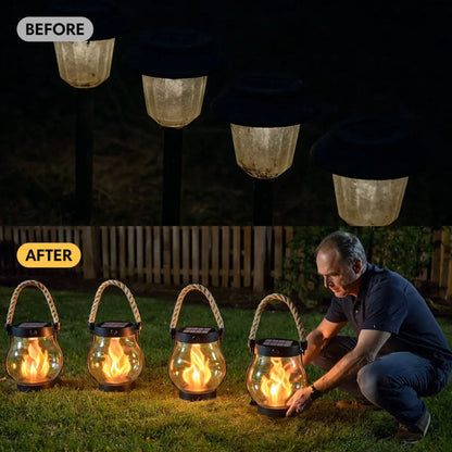 Solar Lantern Outdoor Lights