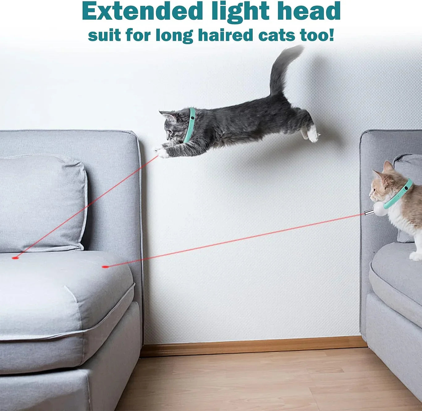 Interactive Cat Collar Laser Toy