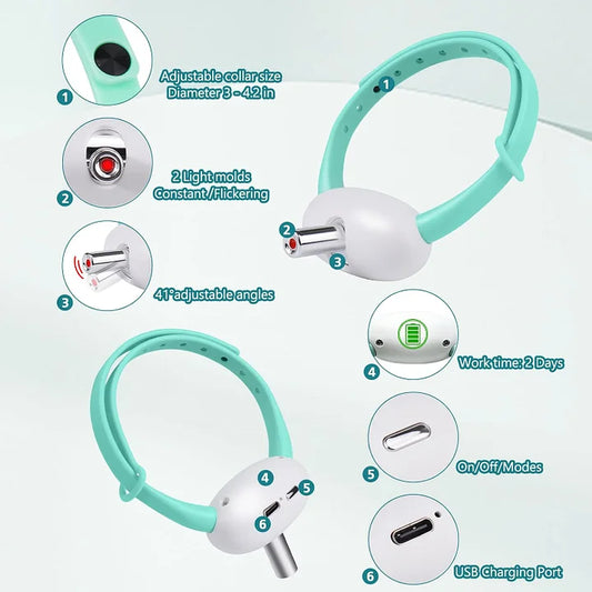 Interactive Cat Collar Laser Toy