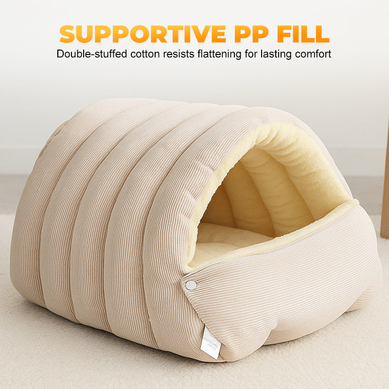 PetCalm™ – Plush Pet Cave Bed