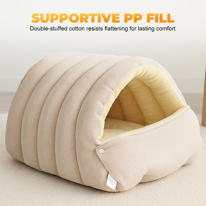 PetCalm™ – Plush Pet Cave Bed