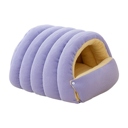 PetCalm™ – Plush Pet Cave Bed