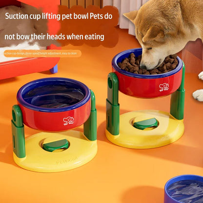 Suction lifting Adjustable Pet Bowl Cup Success