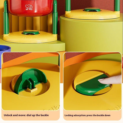 Suction lifting Adjustable Pet Bowl Cup Success