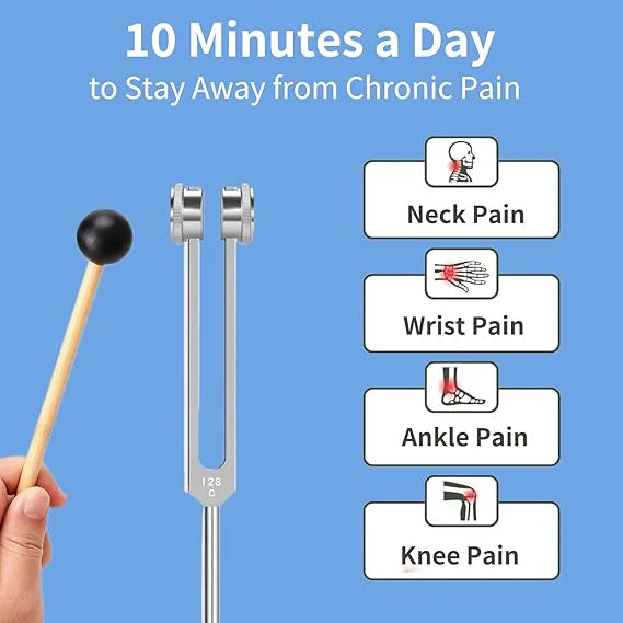 128 Hz Therapy Tuning Fork – Healing Instrument for Body & Mind