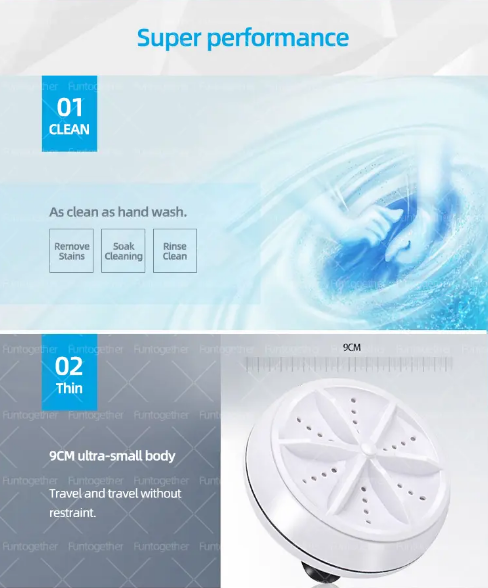 PORTABLE MINI WASHING MACHINE