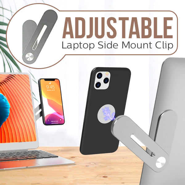 Adjustable Laptop Side Mount Clip