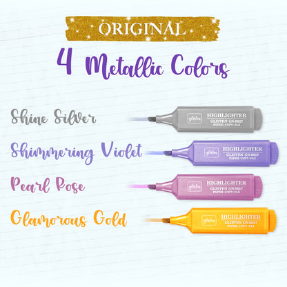 GLISTEN Metallic Galaxy Highlighter Pen