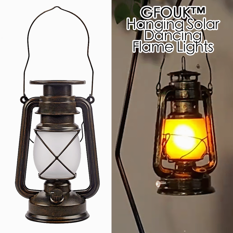GFOUK™ Hanging Solar Dancing Flame Lights