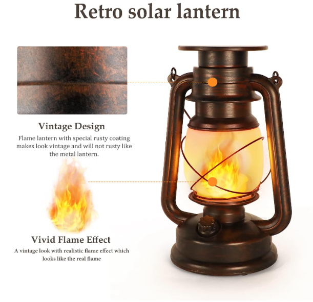 GFOUK™ Hanging Solar Dancing Flame Lights