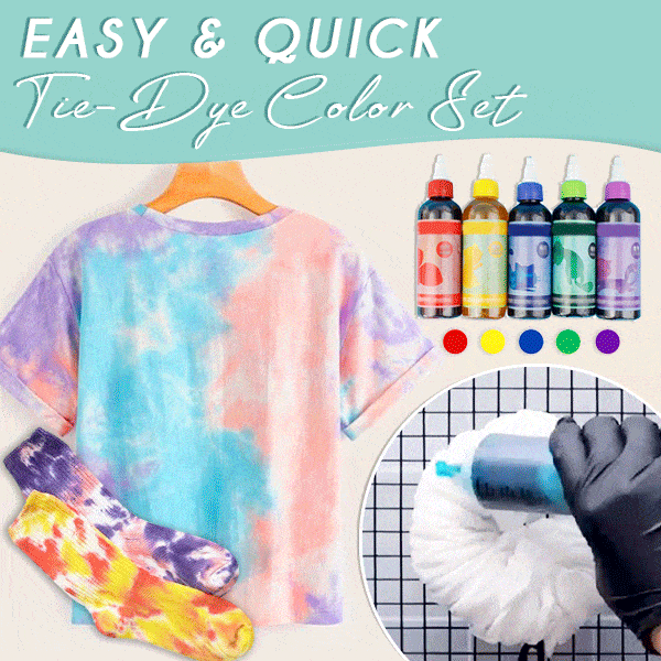 Easy & Quick Tie-Dye Color
