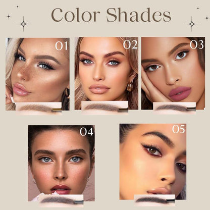 LUMIEREZ 2 in 1 Brow Wizard Pen with Hairbrush